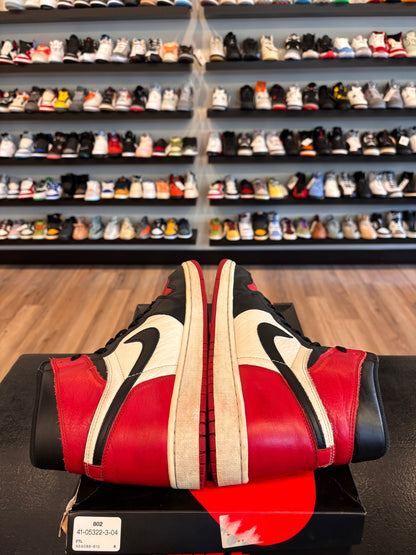 Jordan 1 Bred Toe Size 11 Pre-Owned