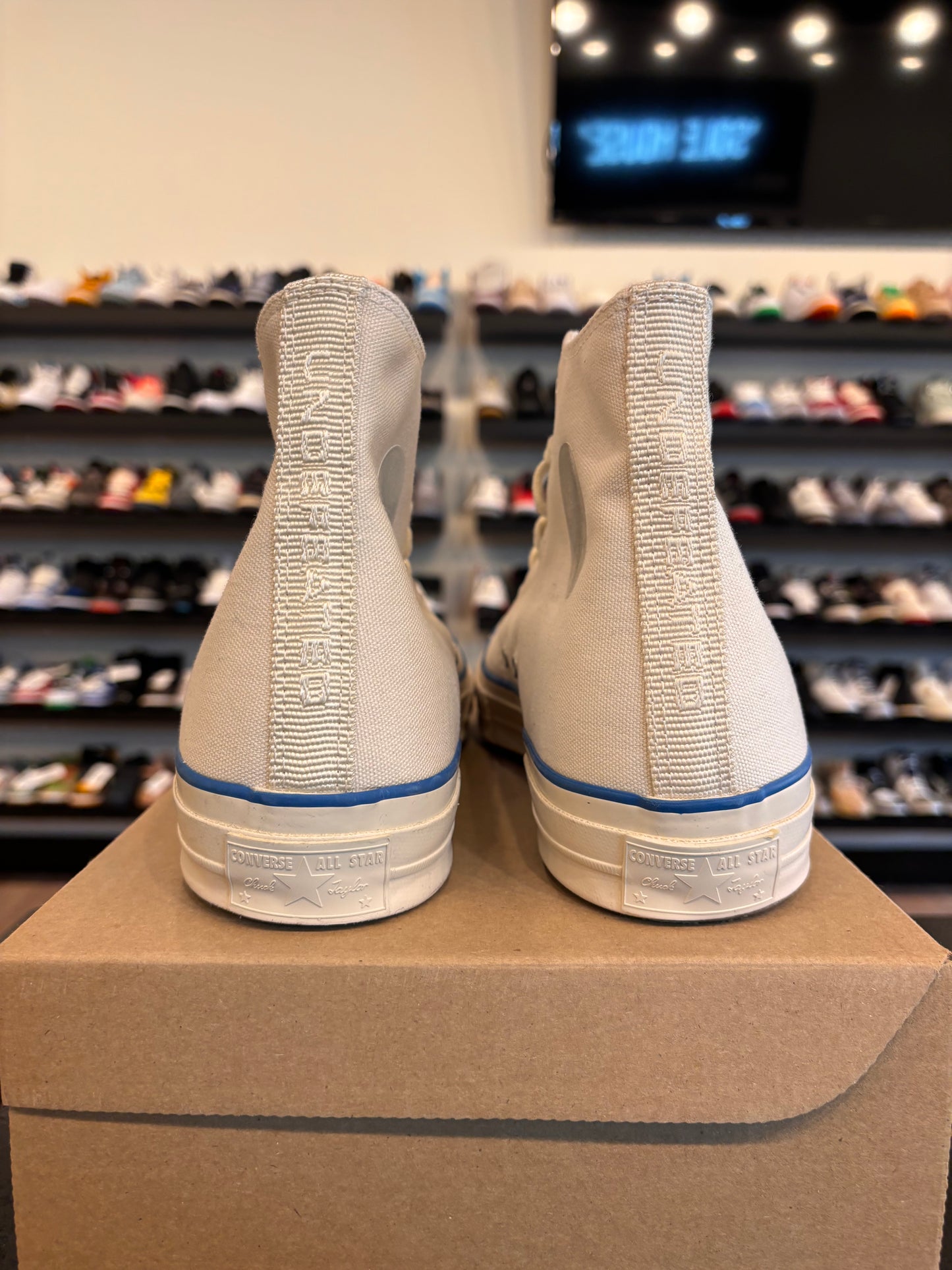 Undefeated Converse White Size 12 Pre-Owned (No Box)