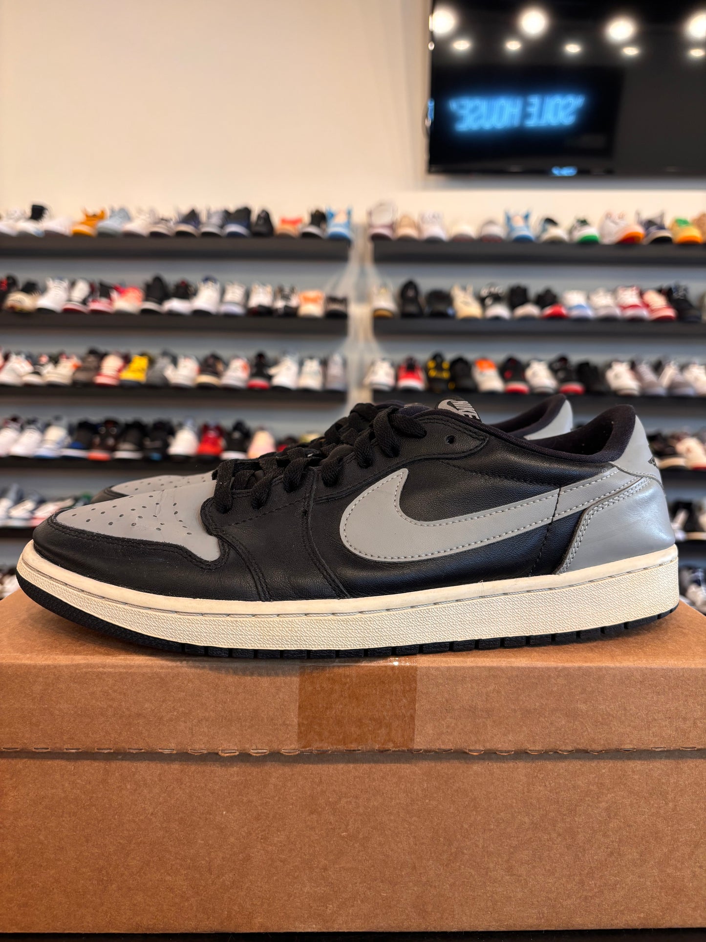 Jordan 1 Low Shadow 2015 Size 12 Pre-Owned (No Box)