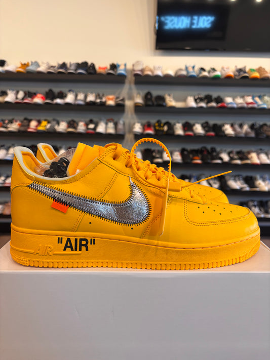 Nike Off-White Air Force 1 Low Lemonade Size 13 Brand New
