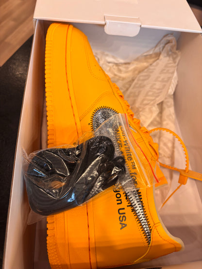 Nike Off-White Air Force 1 Low Lemonade Size 13 Brand New