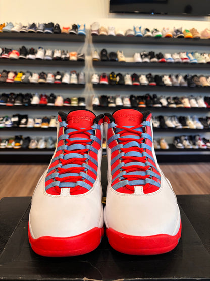 Jordan 10 Chicago Flags Size 10.5 Pre-Owned
