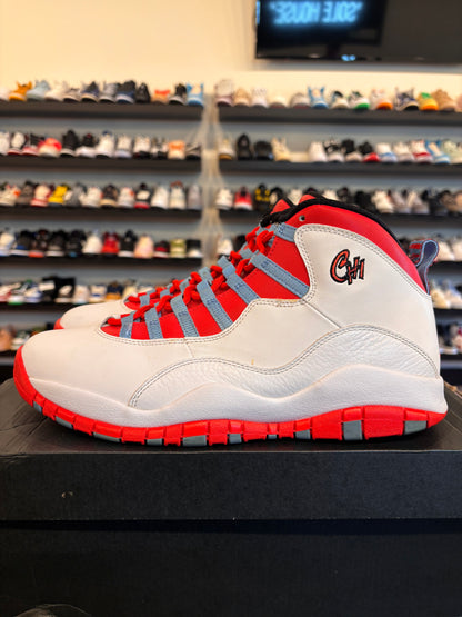 Jordan 10 Chicago Flags Size 10.5 Pre-Owned