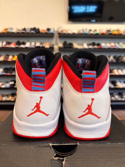 Jordan 10 Chicago Flags Size 10.5 Pre-Owned