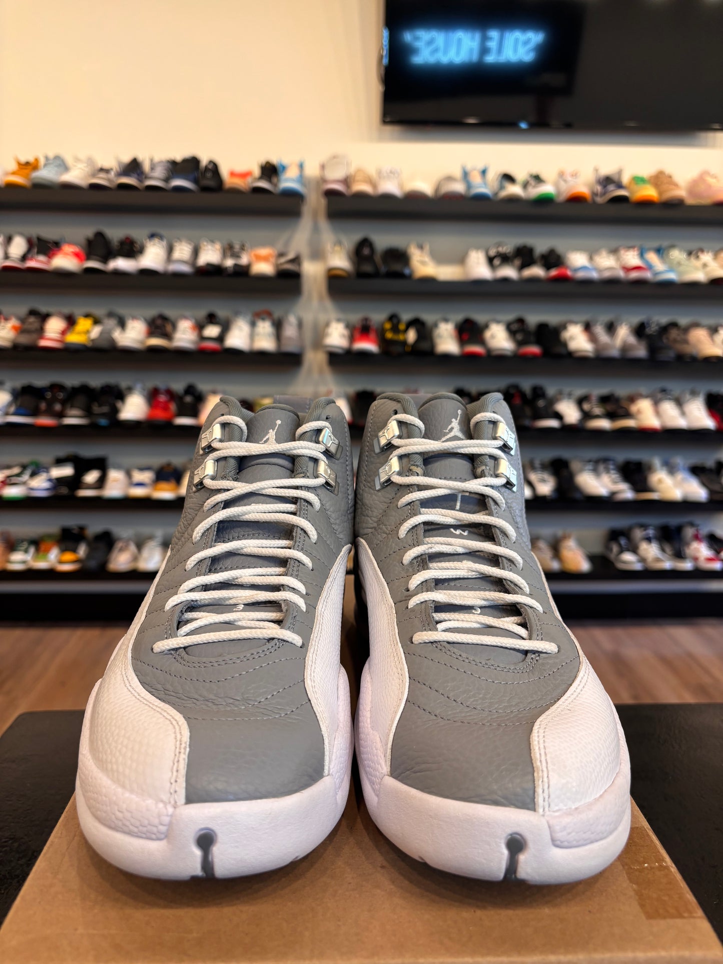 Jordan 12 Stealth Size 10.5 Pre-Owned (No Box)