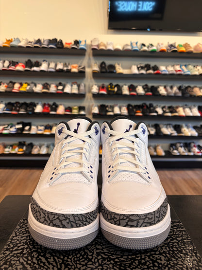 Jordan 3 Dark Iris Size 12 Pre-Owned