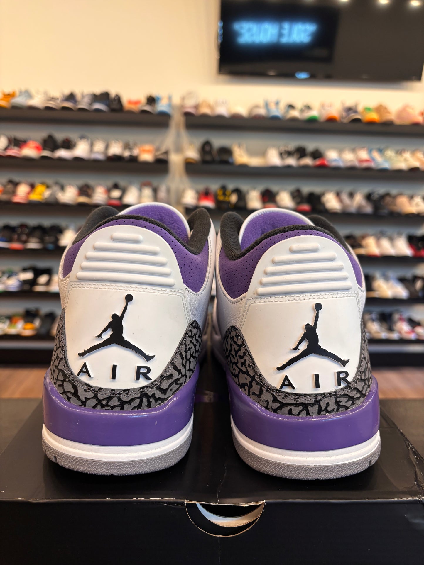 Jordan 3 Dark Iris Size 12 Pre-Owned
