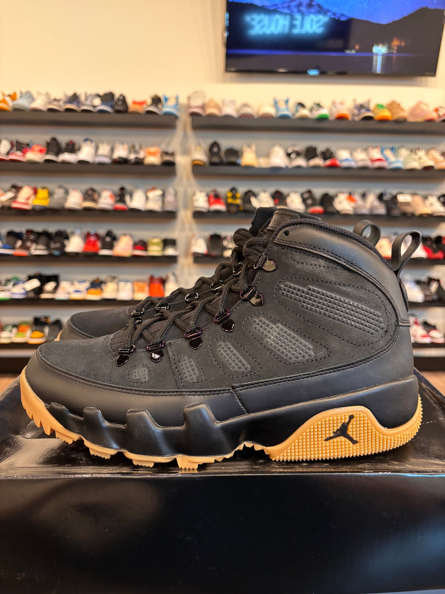 Jordan 9 Boot Black Size 10 Brand New