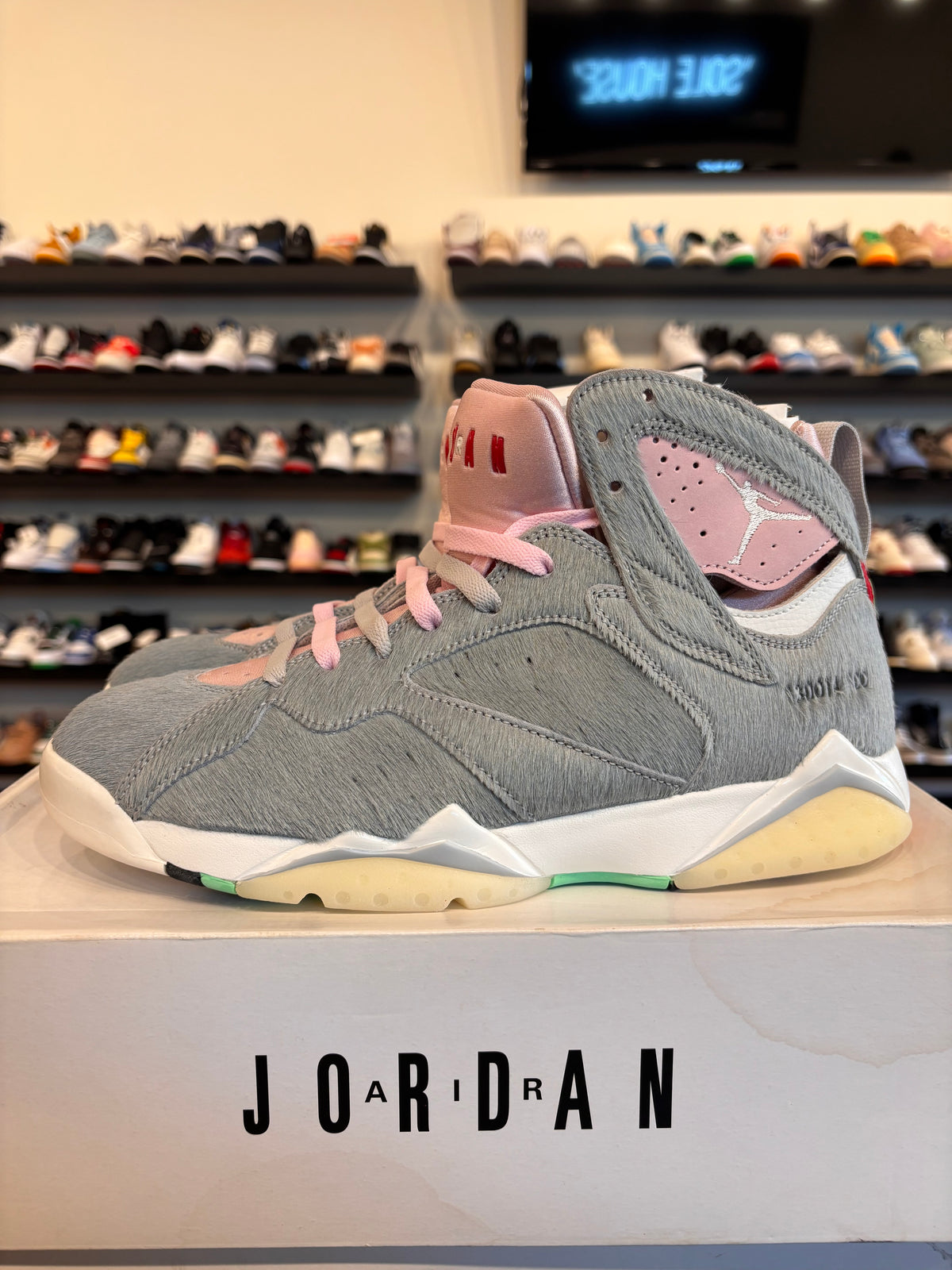 Jordan 7 Neutral Grey Hair Size 9.5 Brand New