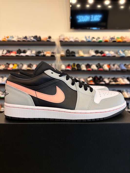 Jordan 1 Low Black Grey Pink Size 8.5 Brand New
