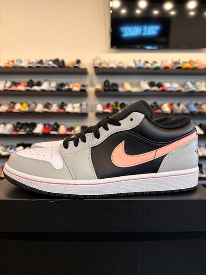 Jordan 1 Low Black Grey Pink Size 8.5 Brand New