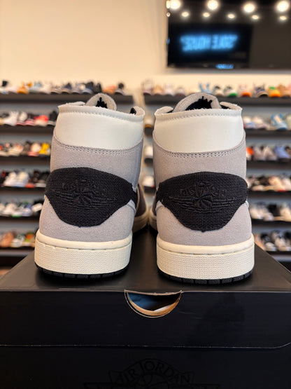 Jordan 1 Mid Craft White Cement Size 10.5 Brand New