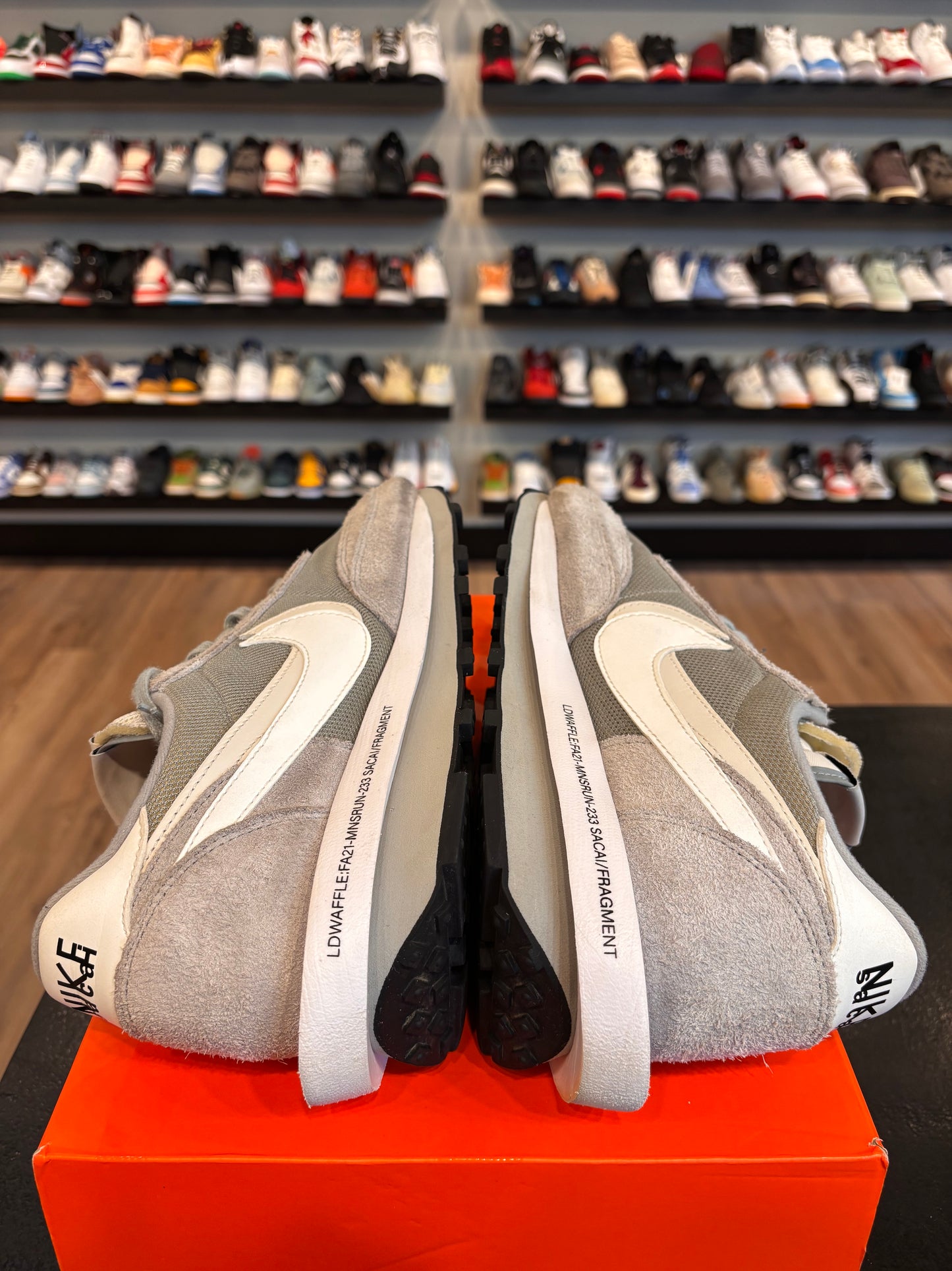Nike Sacai Fragment Grey Size 12 Pre-Owned