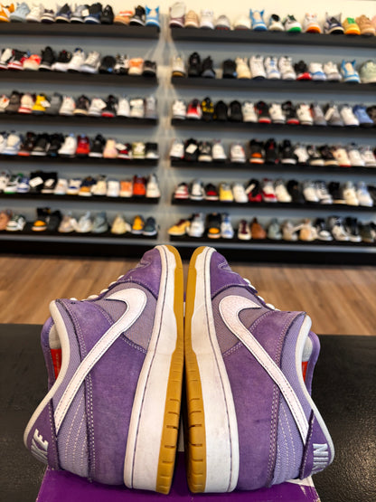Nike SB Dunk Low Unbleached Lilac Size 9.5 Pre-Owned (No Box)