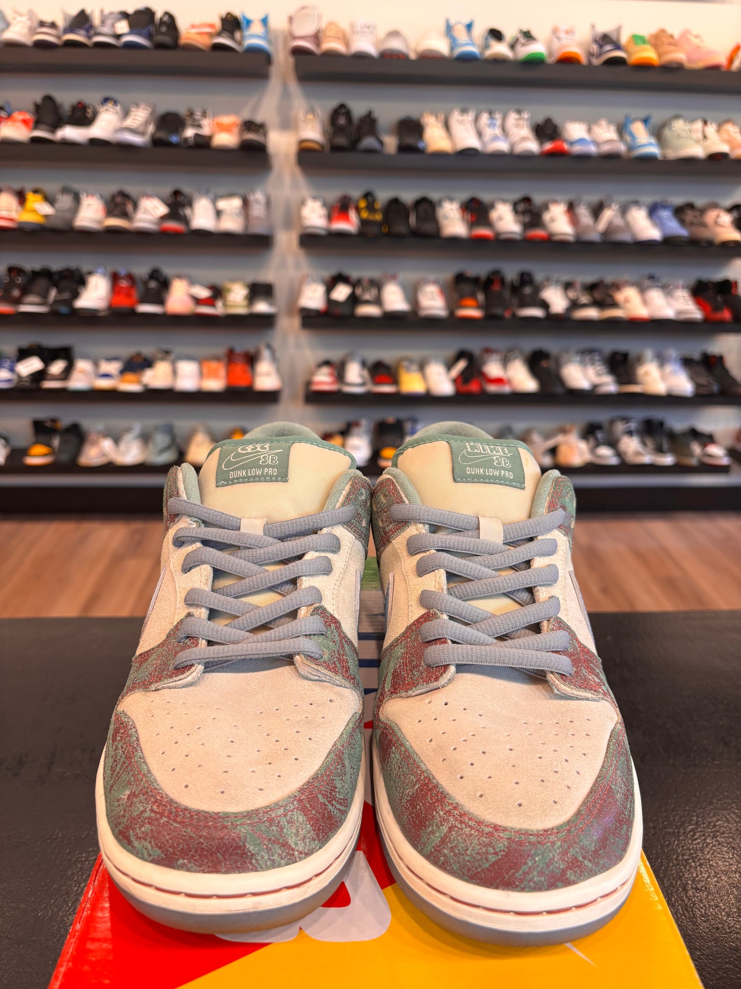 Nike SB Dunk Low Crenshaw Size 9.5 Pre-Owned (No Box)