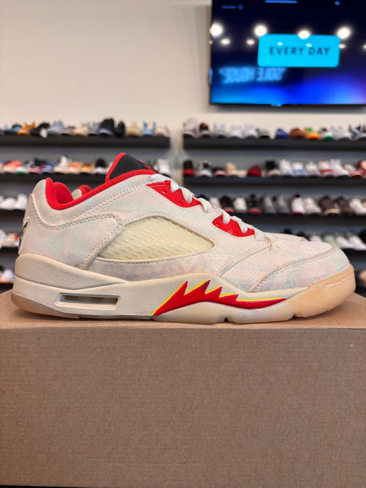 Jordan 5 Low Chinese New Year Size 9 Pre-Owned (No Box)