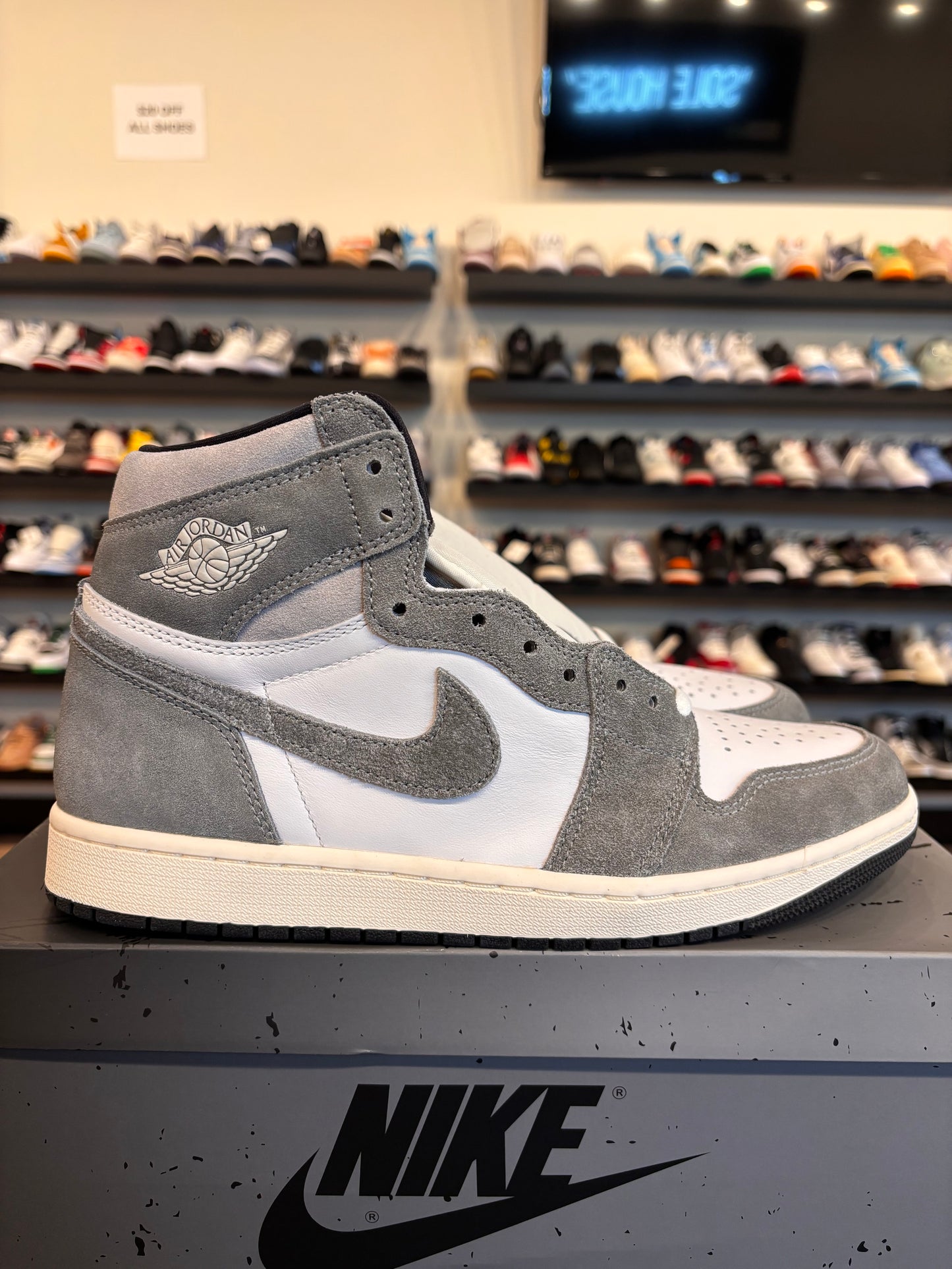 Jordan 1 Washed Black Size 10.5 Brand New