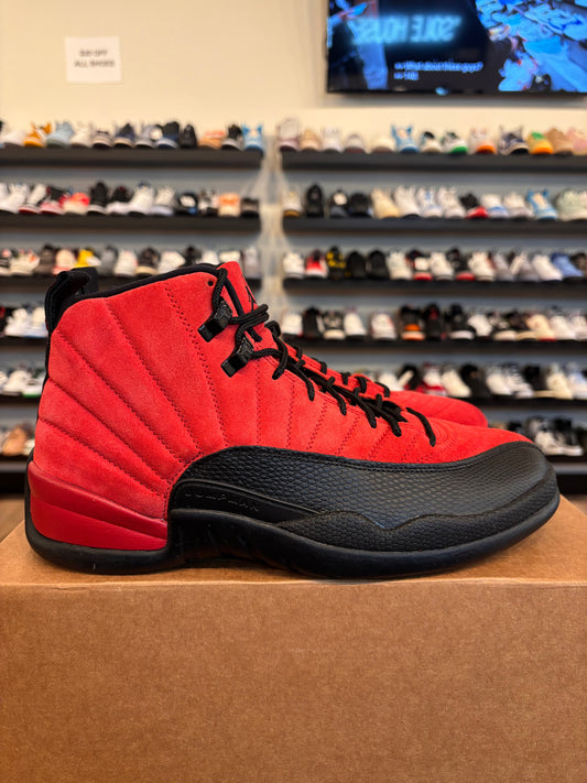 Jordan 12 Reverse Flu Game Size 10 Pre-Owned (No Box)
