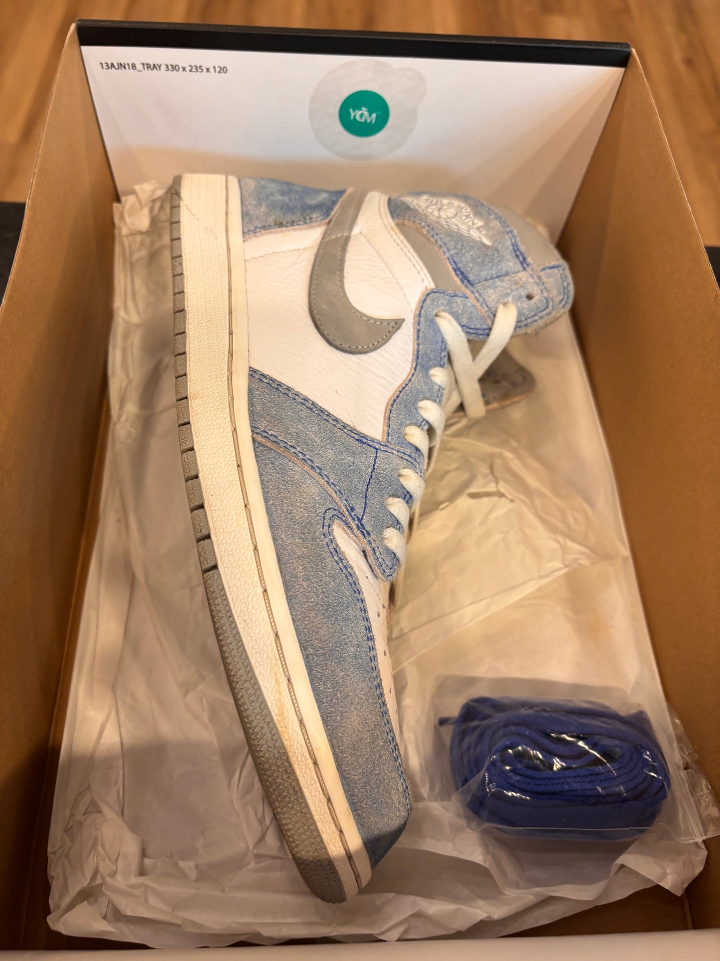 Jordan 1 Hyper Royal Size 11 Pre-Owned