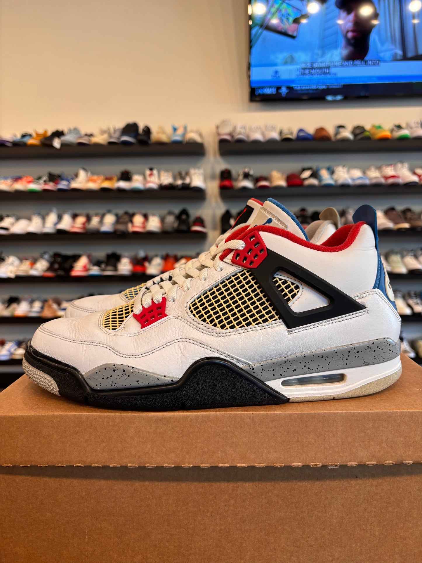 Jordan 4 What The Size 11.5 Pre-Owned (No Box)