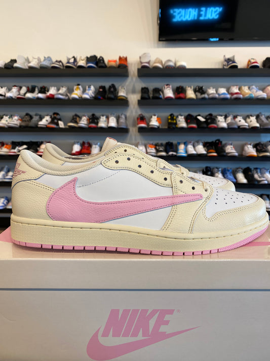 Jordan 1 Low Travis Scott Shy Pink Size 13 Brand New