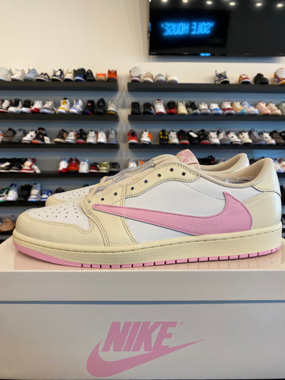 Jordan 1 Low Travis Scott Shy Pink Size 13 Brand New