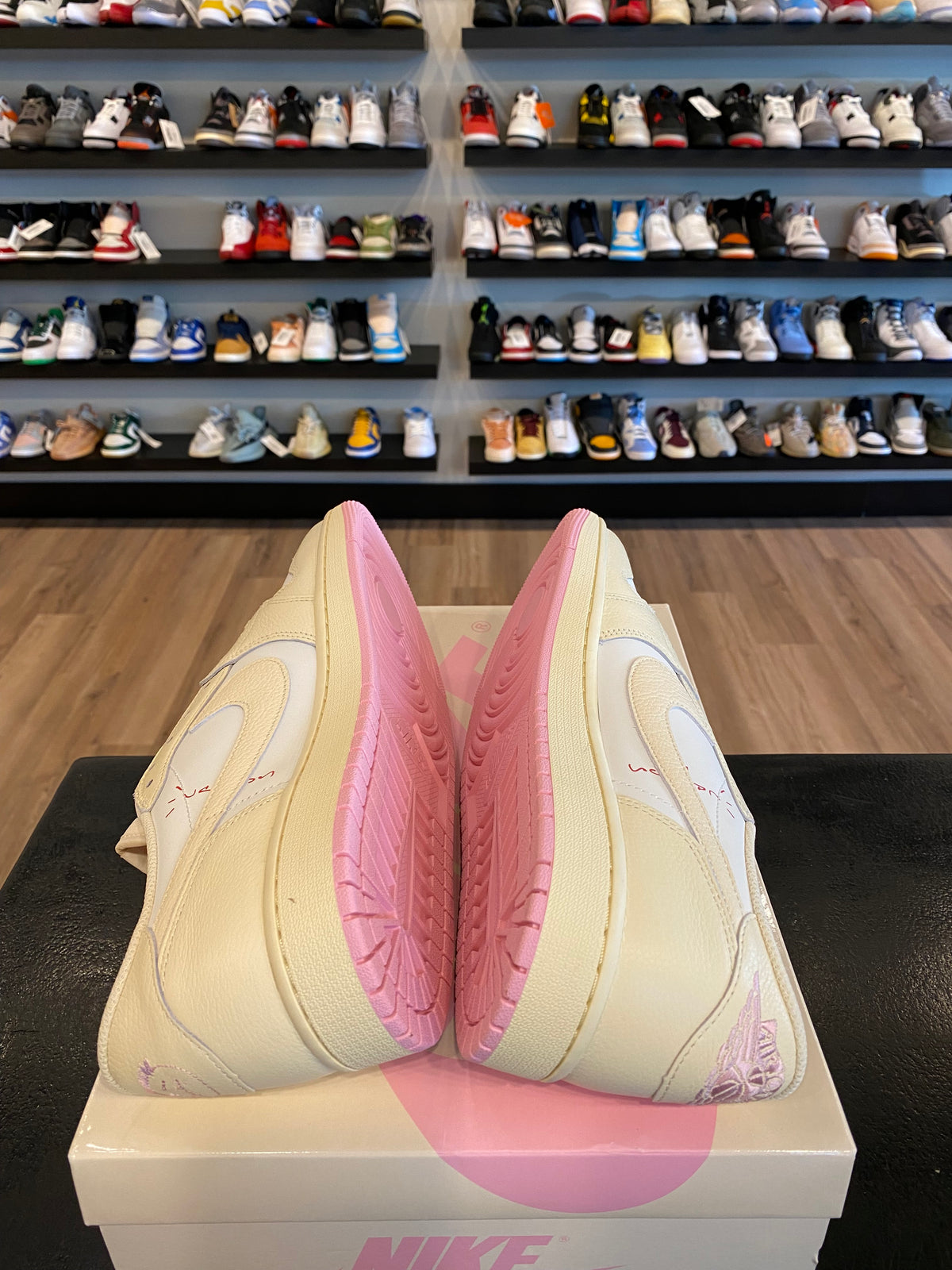 Jordan 1 Low Travis Scott Shy Pink Size 13 Brand New