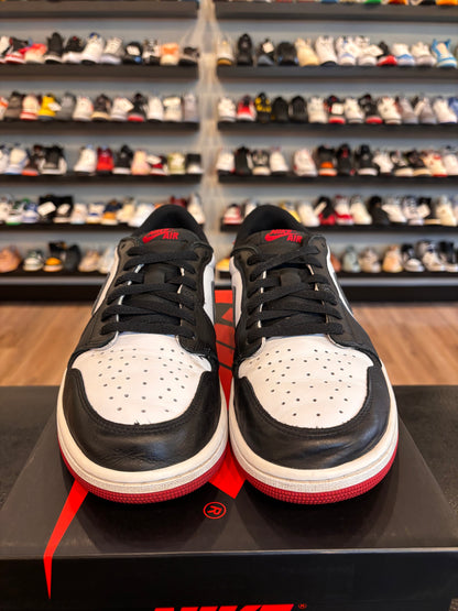 Jordan 1 Low Black Toe 2024 Size 12 Pre-Owned