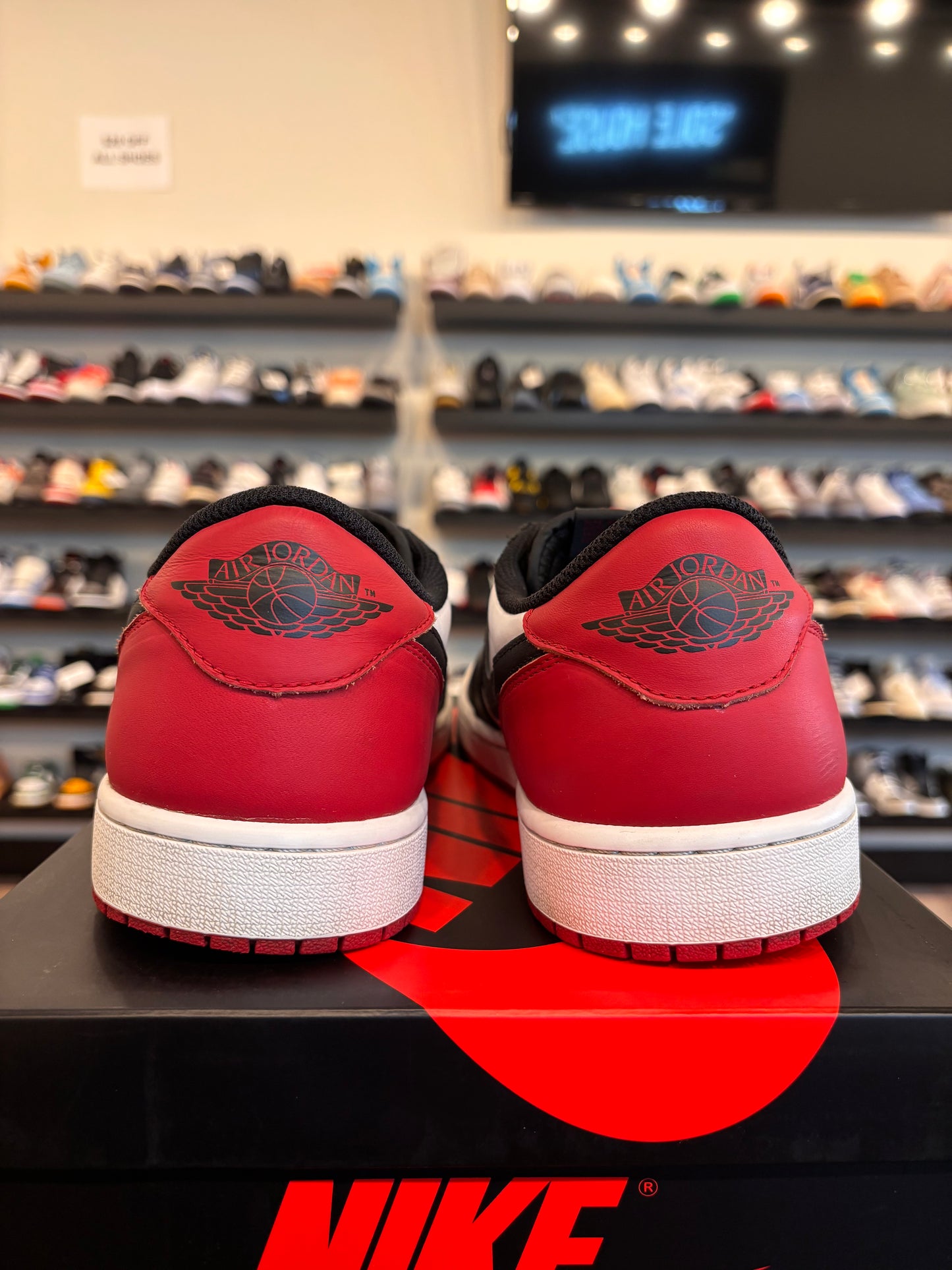 Jordan 1 Low Black Toe 2024 Size 12 Pre-Owned