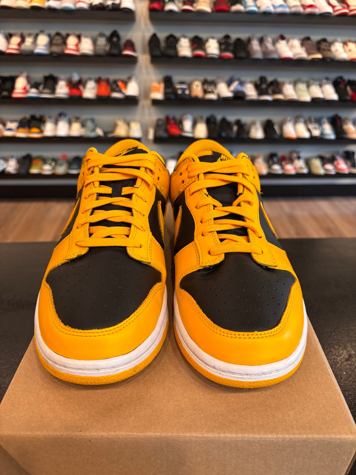 Nike Dunk Low Golden Rod Size 11.5 Pre-Owned (No Box)