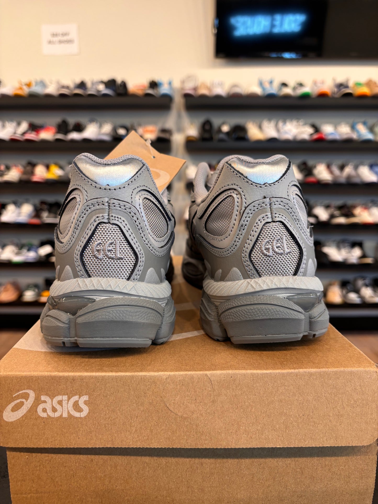ASICS Gel-NYC Cement Grey Size 9 Brand New