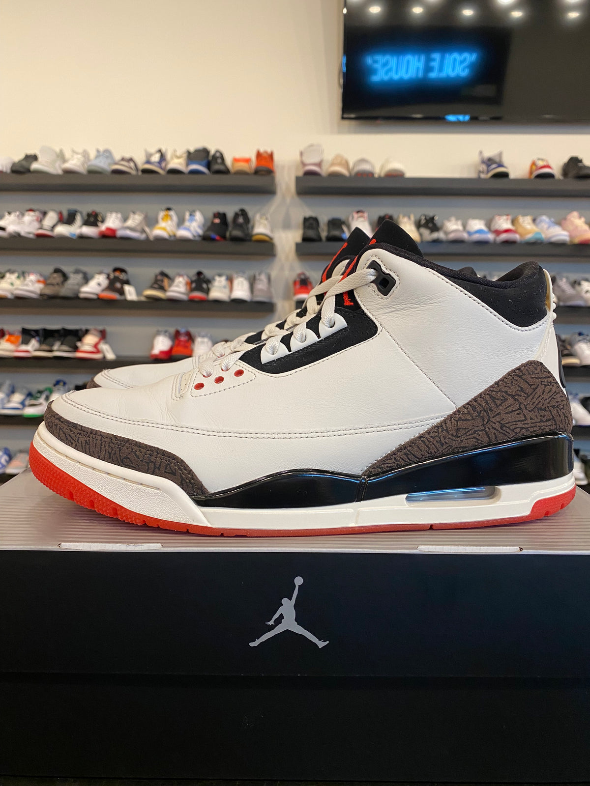 Jordan 3 Worlds Best Dad Size 12 Pre-Owned