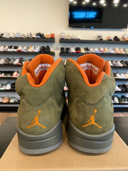 Jordan 5 Olive Size 10 Pre-Owned (No Box)