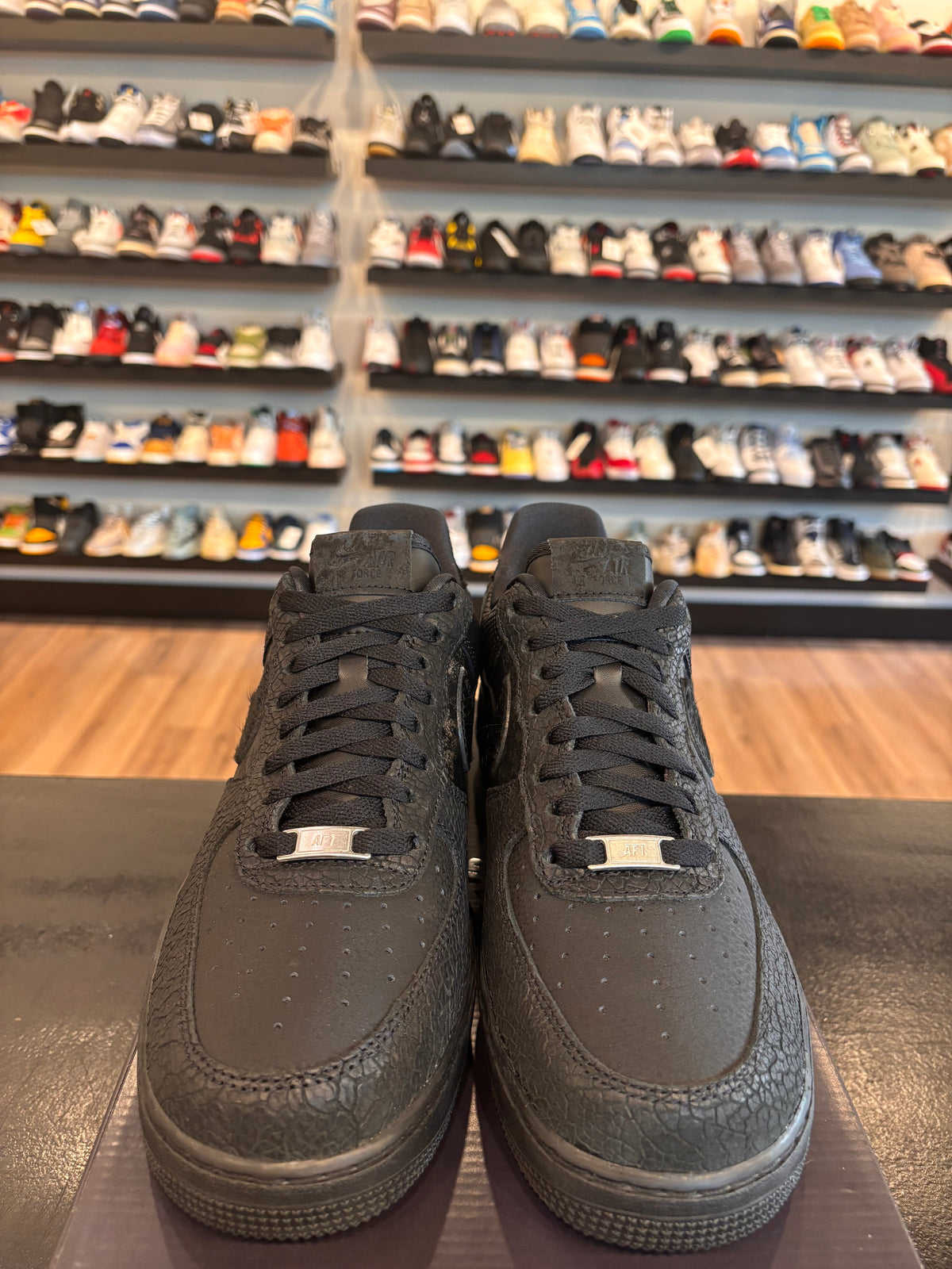 Nike Air Force 1 Low 3X Celebration Triple Black Size 10.5 Brand New
