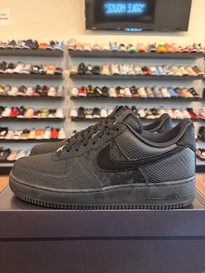 Nike Air Force 1 Low 3X Celebration Triple Black Size 10.5 Brand New