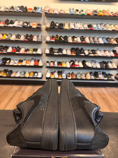 Nike Air Force 1 Low 3X Celebration Triple Black Size 10.5 Brand New