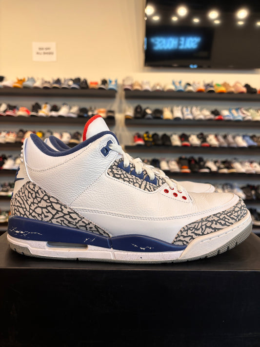 Jordan 3 True Blue 2016 Size 11 Pre-Owned