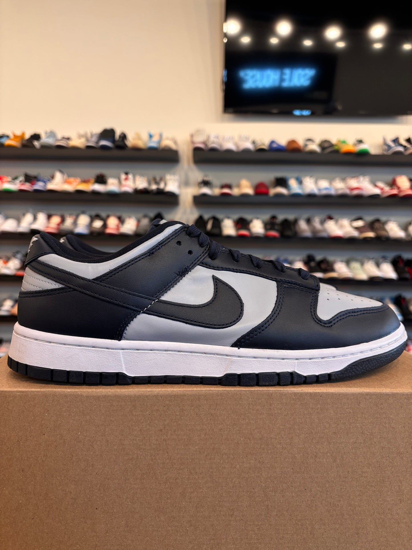 Nike Dunk Low Georgetown Size 11.5 Pre-Owned (No Box)