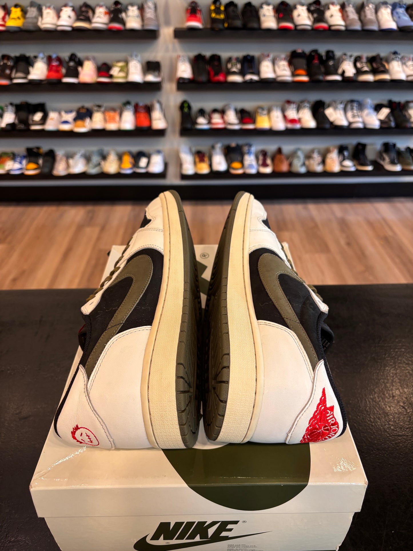 Jordan 1 Low Travis Scott Olive Size 11.5 Pre-Owned