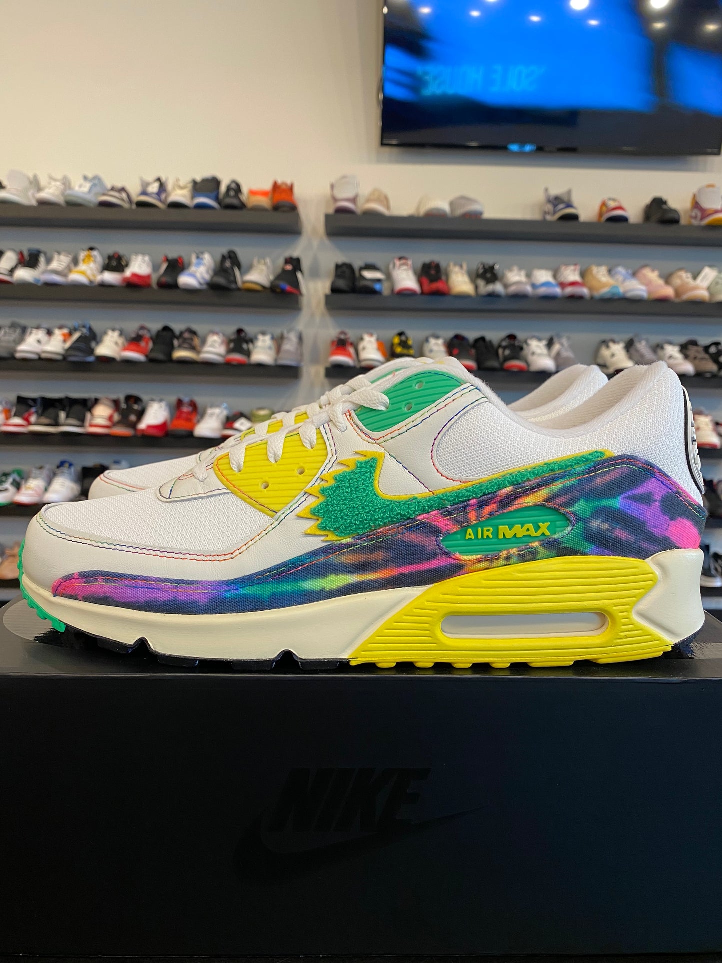 Nike Air Max 90 Grateful Dead Size 13 Pre-Owned