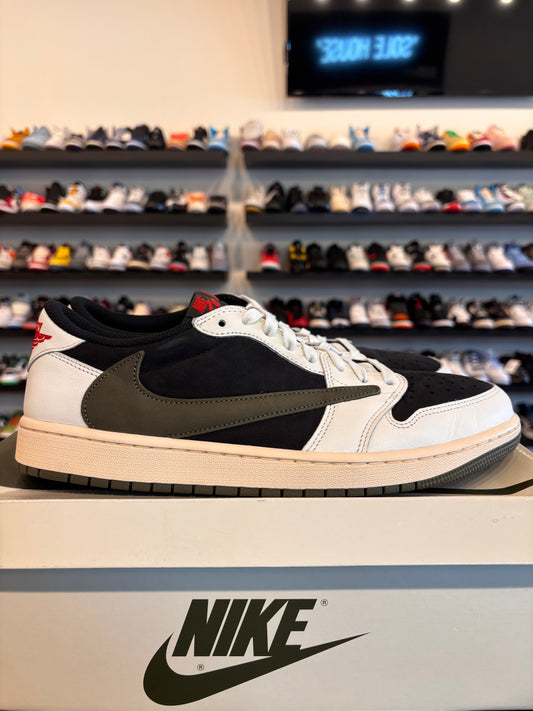 Jordan 1 Low Travis Scott Olive Size 11.5 (13W) Pre-Owned