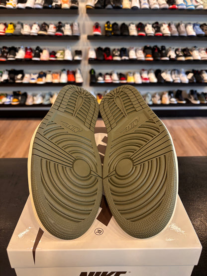 Jordan 1 Low Travis Scott Medium Olive Size 11.5 Pre-Owned