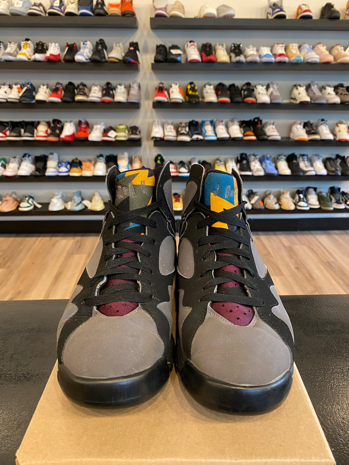 Jordan 7 Bordeaux 2015 Size 10.5 Pre-Owned (No Box)