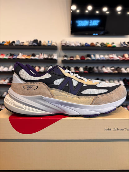 New Balance 990v6 White Plum Size 11.5 Pre-Owned