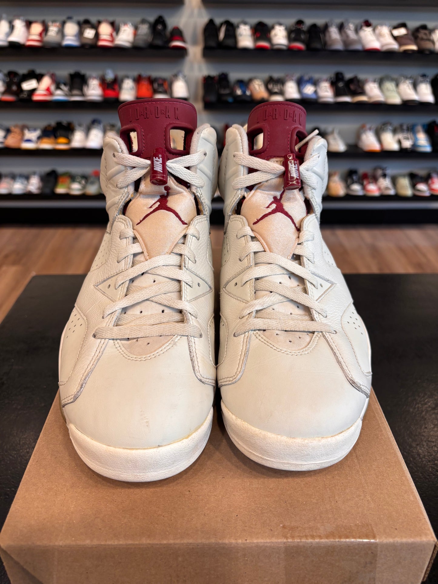 Jordan 6 Maroon Size 11 Pre-Owned (No Box)
