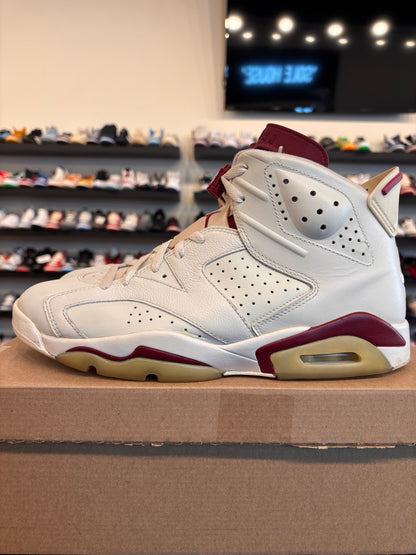 Jordan 6 Maroon Size 11 Pre-Owned (No Box)