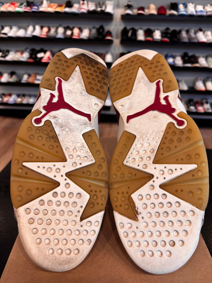 Jordan 6 Maroon Size 11 Pre-Owned (No Box)