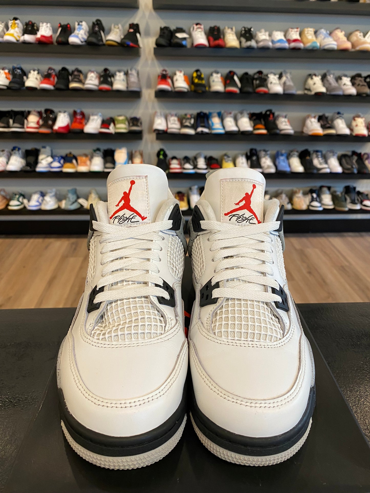 Jordan 4 White Cement 2025 Size 7Y (8.5W) Pre-Owned