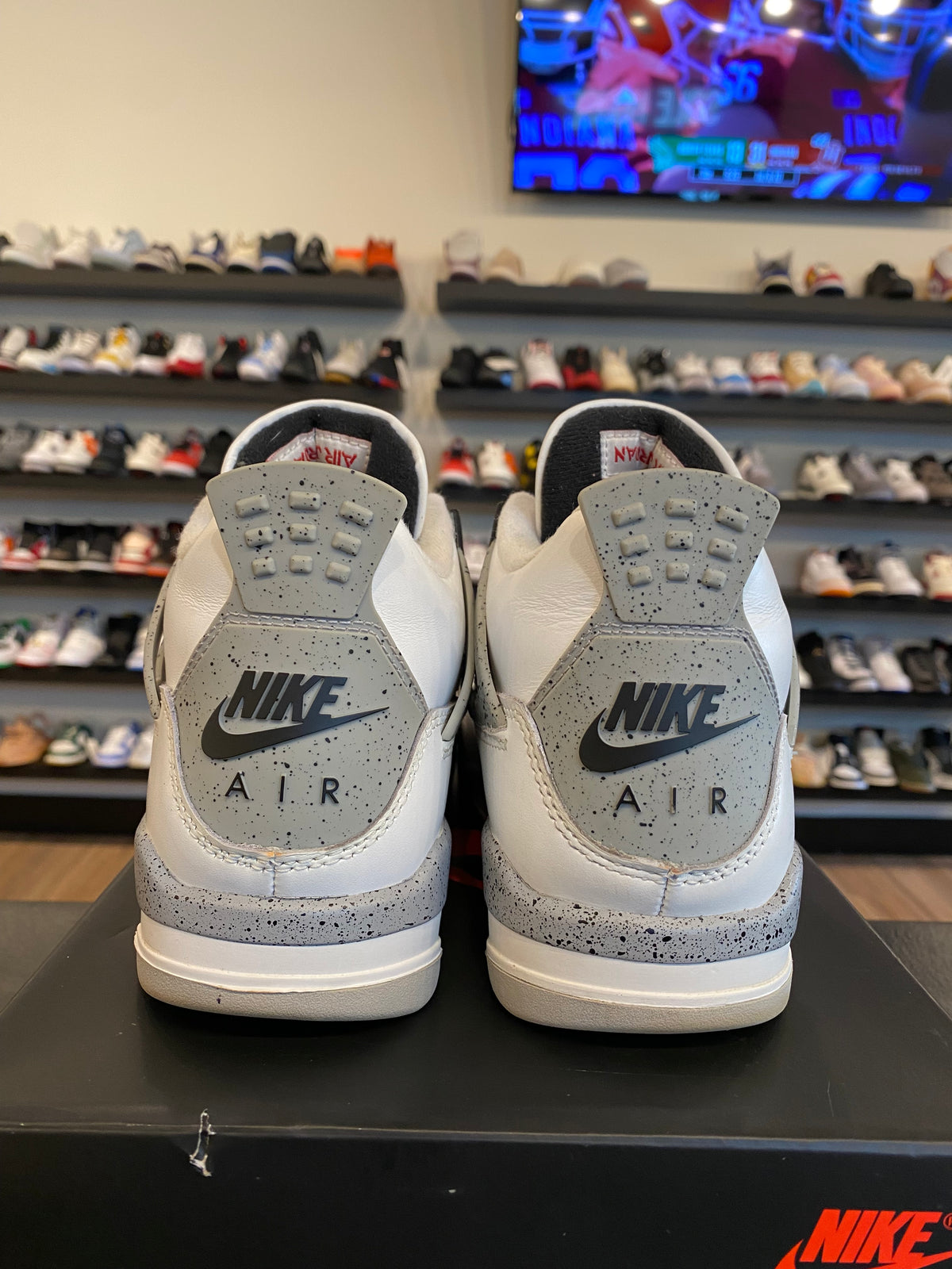 Jordan 4 White Cement 2025 Size 7Y (8.5W) Pre-Owned