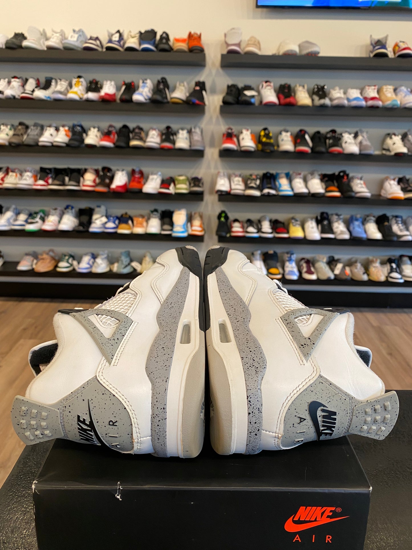 Jordan 4 White Cement 2025 Size 7Y (8.5W) Pre-Owned